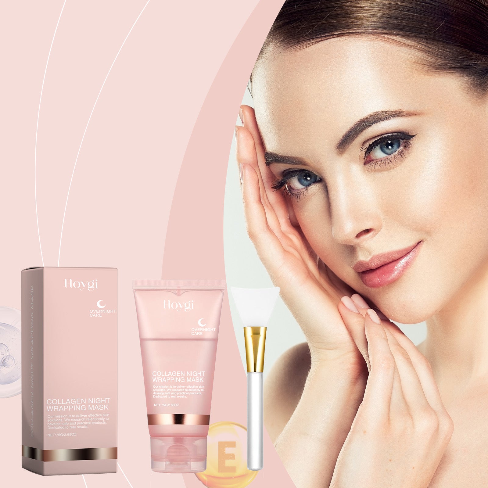 Collagen Tearing Mask Cleansing Facial Moisturizing - Bellarte Enchanté Collagen Tearing Mask Cleansing Facial Moisturizing